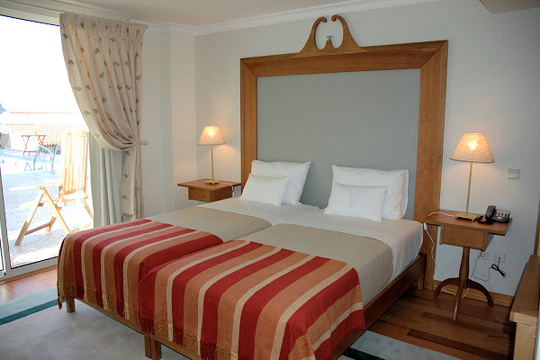 A standard twin room
