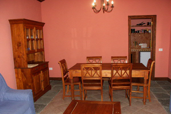 Dining area in Casa Maria