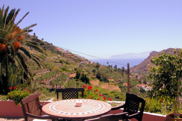 View towards the sea