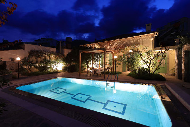 The pool by night
