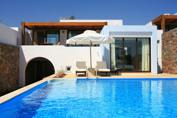 One of the villas