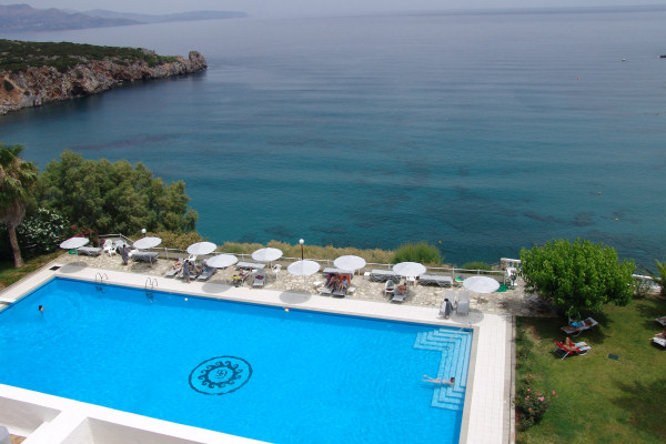 Panoramic views from the pool