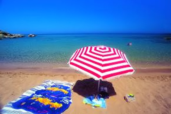 Relaxing on the beach at Xerocampos
