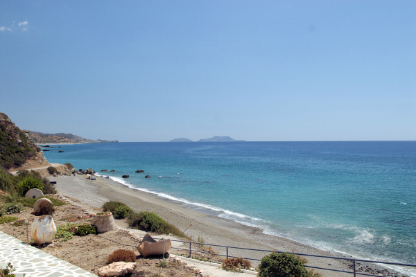 Beach below Kionia