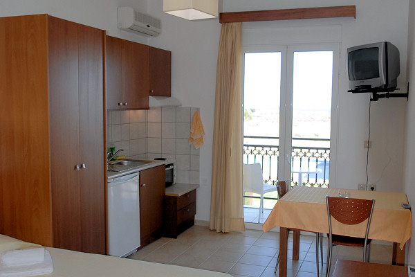 Open-plan kitchen area