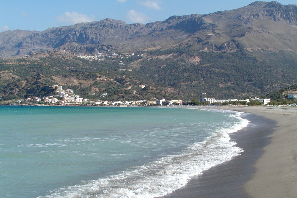 Plakias is 2 km away