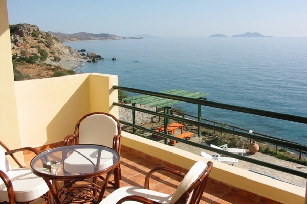 View from upstairs balcony