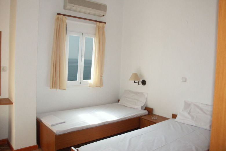 Twin room in one of the villas