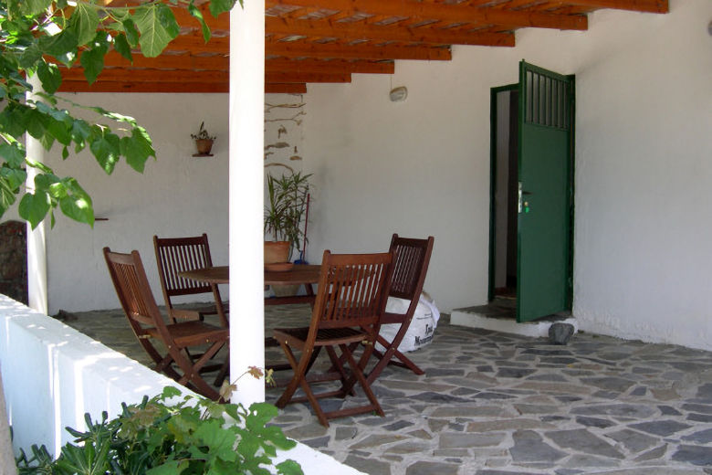 Outside dining area
