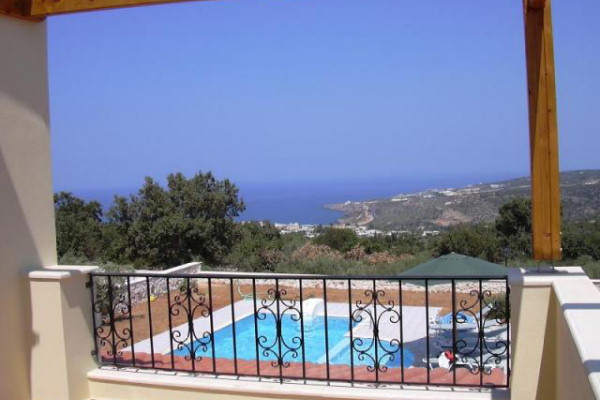 View from upper-floor balcony towards the coast