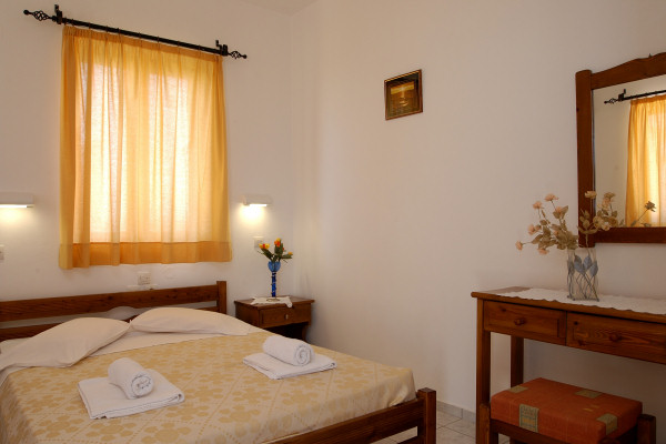The upper-floor bedroom