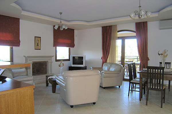The lounge area