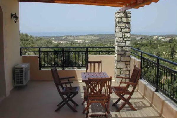 Shaded terrace