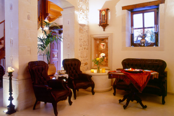 Prettily furnished public areas