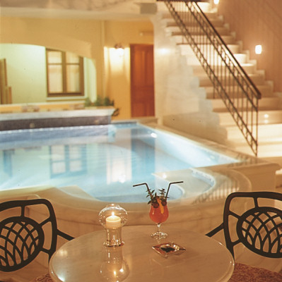 The charming courtyard