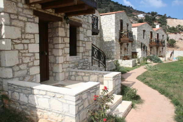 Attractively designed stone buildings