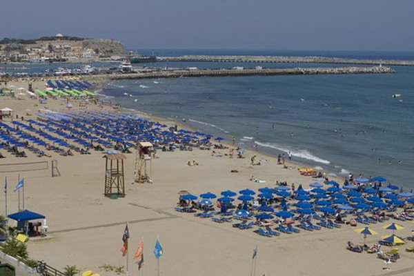Rethymnon town beach