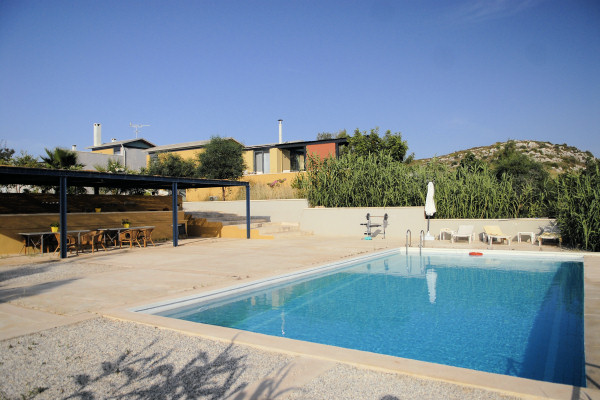 Alma's Villas and the communal pool