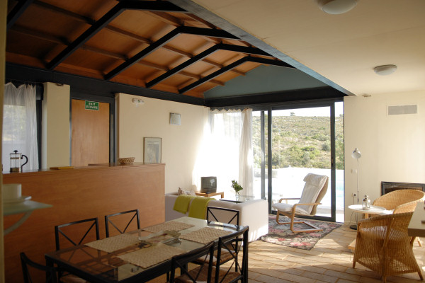 Open-plan living-dining area
