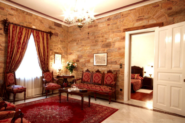 One of the opulent suites