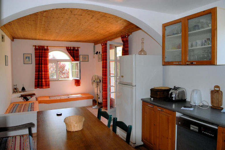 The first-floor apartment