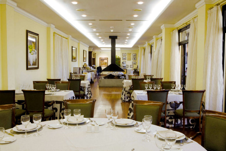 The hotel's restaurant