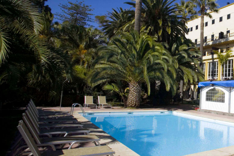 The hotel's swimming pool