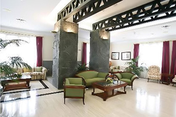 The lobby area