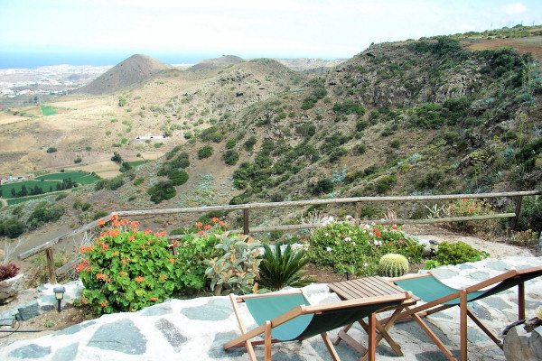 There are several terraces with extensive views