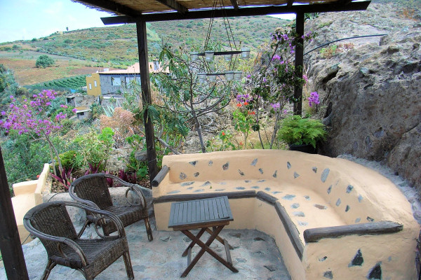 One of the terraces