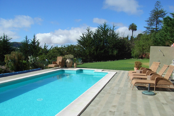The shared swimming pool