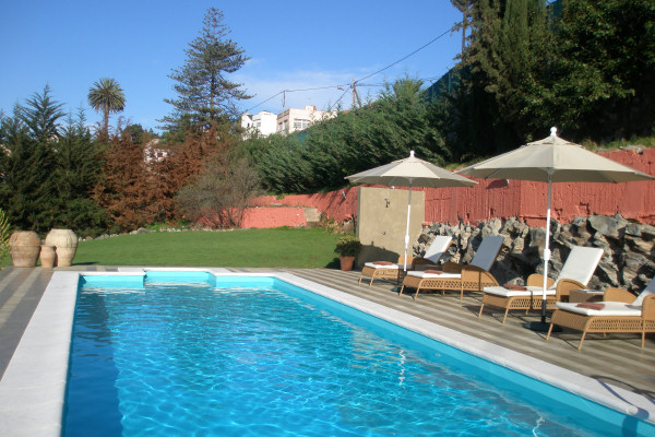 The pool and terrace