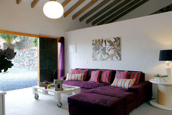Living area in Casa Pitas