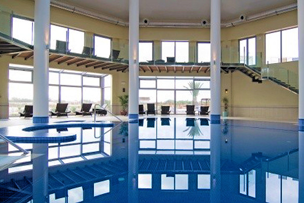 The indoor swimming pool
