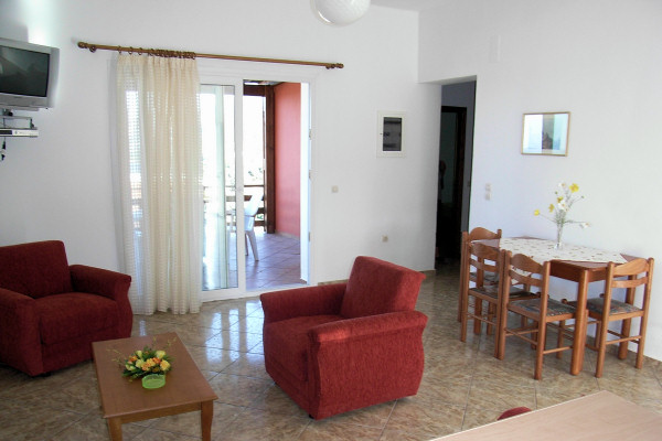Living-dining room in the Red House