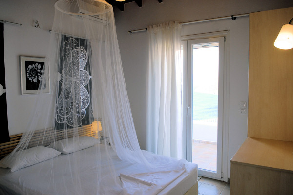 Double bedroom in one of the villas