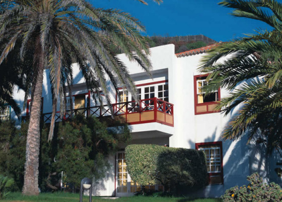 The apartment buildings were designed in traditional island style