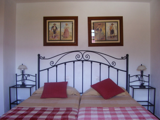 One of the bedrooms