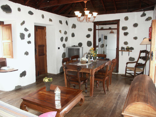 The dining area