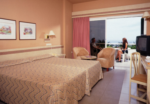 Typical guestroom in the hotel