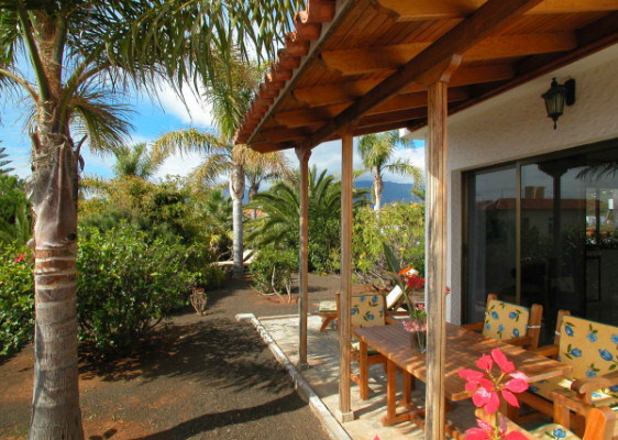 One of the bungalows