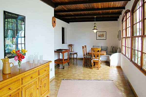 The dining room