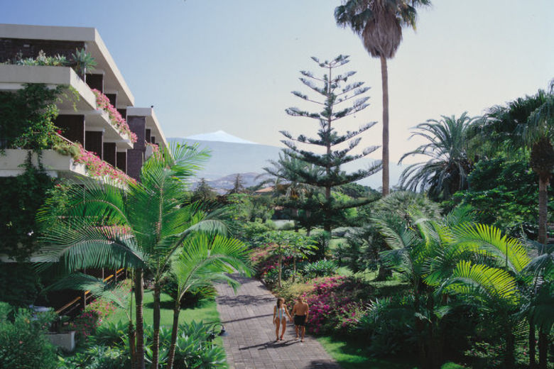The Atalaya stands in mature gardens