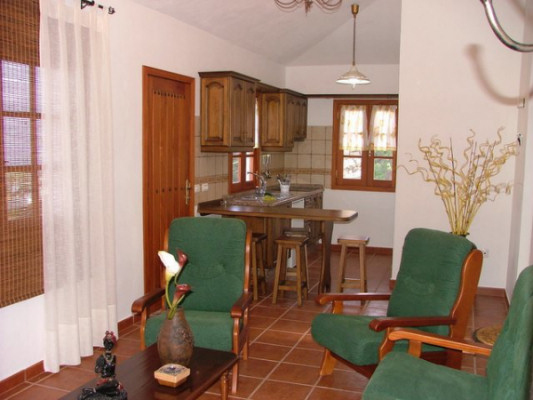 Lounge/kitchen in Casa Candelaria
