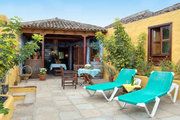 Terrace at "Los Pajeros"