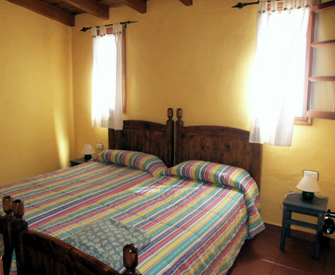 One of the bedrooms