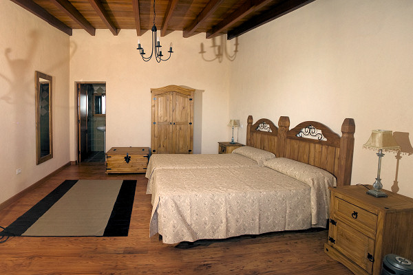 One of the bedrooms
