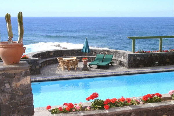 The hotel's swimming pool
