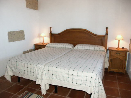 One of the bedrooms at Los Medianeros