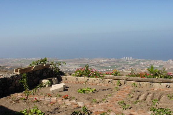 View from Finca Las Dulces down towards the sea